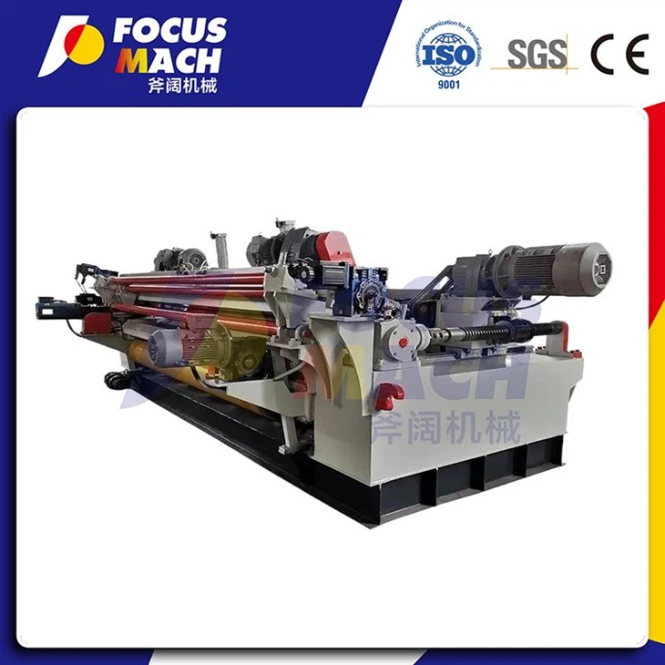 Speed Spindle Less Wood Veneer Peeling Machine