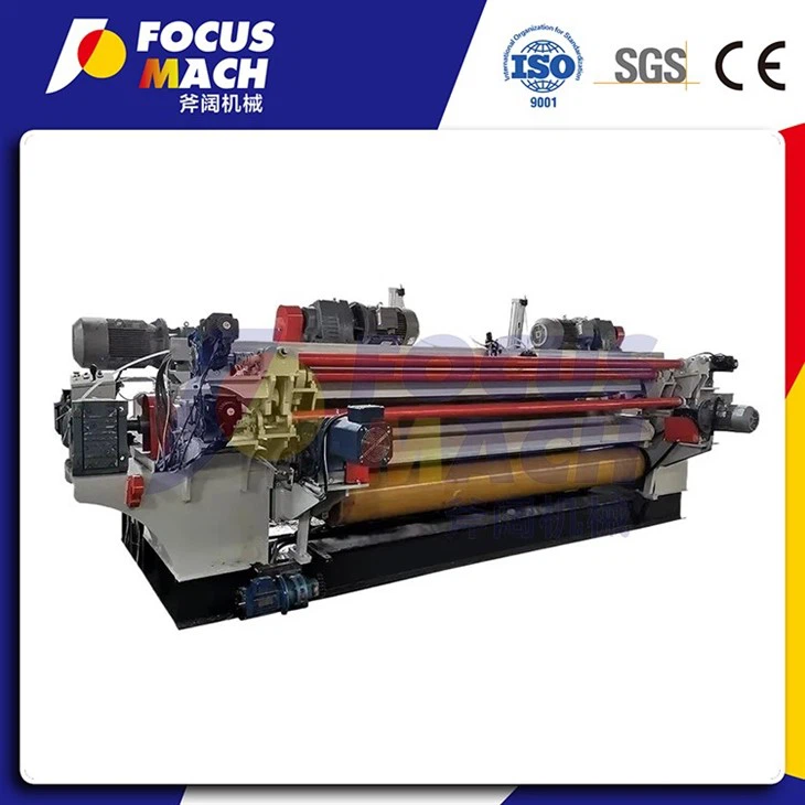 Speed Spindle Less Wood Veneer Peeling Machine