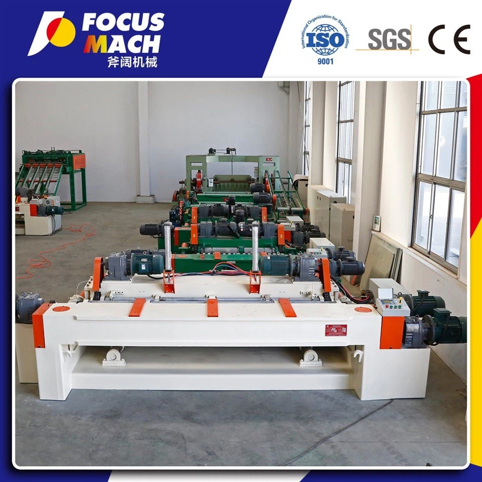 Spindleless 8feet Veneer Peeling Machine For Making Plywood